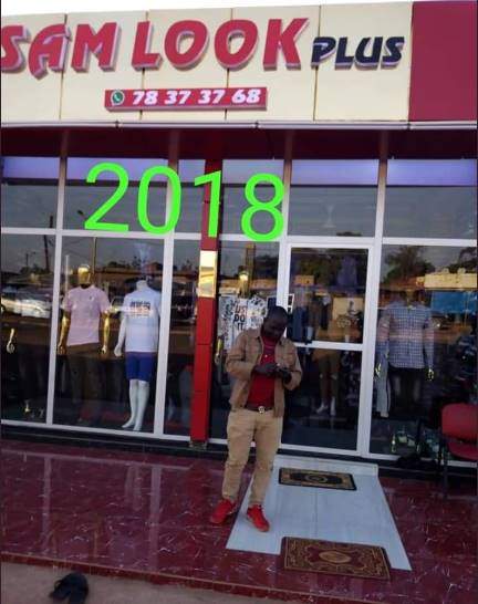 Nigerian man whose 'grass to grace' clothing business went viral, has upgraded even more (Photos)