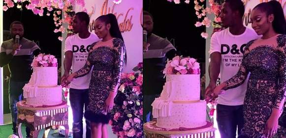 Footballer Jude Ighalo and wife, Sonia, host friends to their 9th wedding anniversary party (Photos)