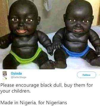 Black dolls advocate urges Nigerian parents to buy them for their children