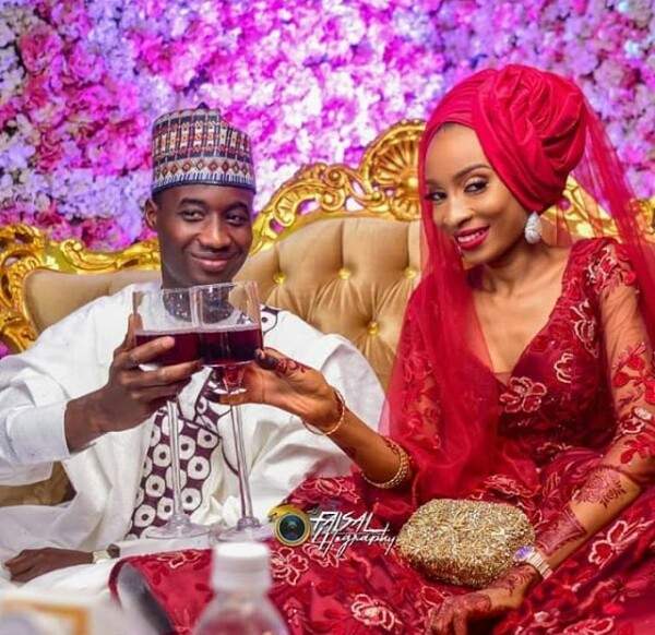 Photos from pre-wedding dinner of Emir of Kano's son, Prince Aminu Sanusi and his beautiful bride