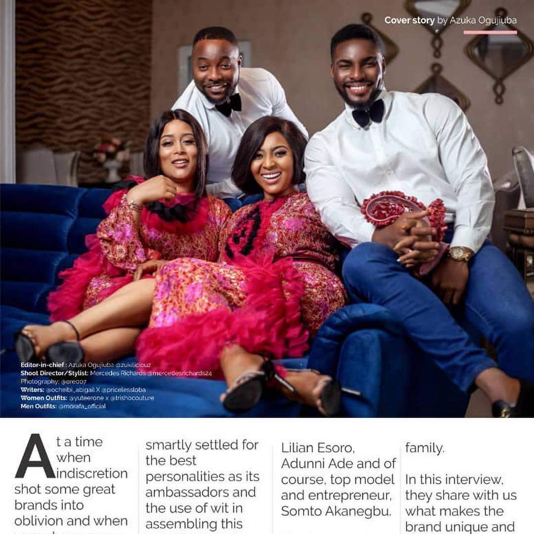 Adunni Ade, Bolanle Ninalowo, Lilian Esoro, Somto Akanegbu Cover Media Hub Magazine (Photos)