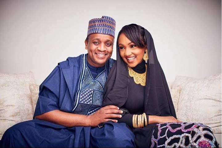 President Buhari's Daughter, Zahra And Hubby Ahmed Indimi Celebrate 2nd Wedding Anniversary  With Loving Messages