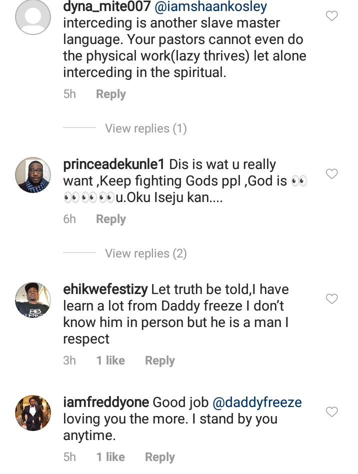 Daddy Freeze Bags 'Religious Disruption Award, Nigerians React