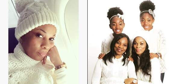 Actress Georgina Onuoha Shares Cute 3 Generation Photo