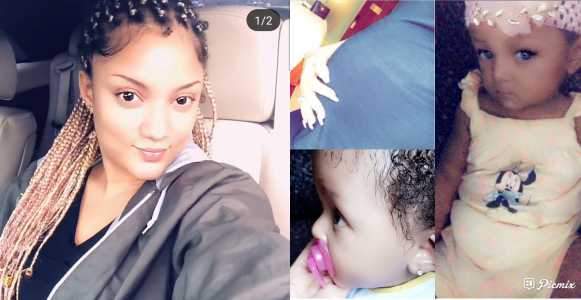 Gifty shares lovely photos to celebrate her daughter first birthday
