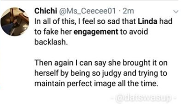 Did Linda Ikeji fake her engagement? - Nigerians ask after shocking revelation of Sholaye Jeremi dumping her