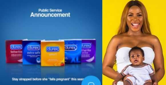 Durex shades Linda Ikeji after she got pregnant and dumped by her baby daddy, Sholaye Jeremi