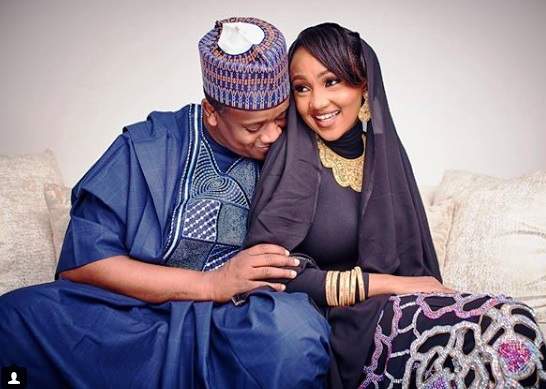 President Buhari's Daughter, Zahra And Hubby Ahmed Indimi Celebrate 2nd Wedding Anniversary  With Loving Messages