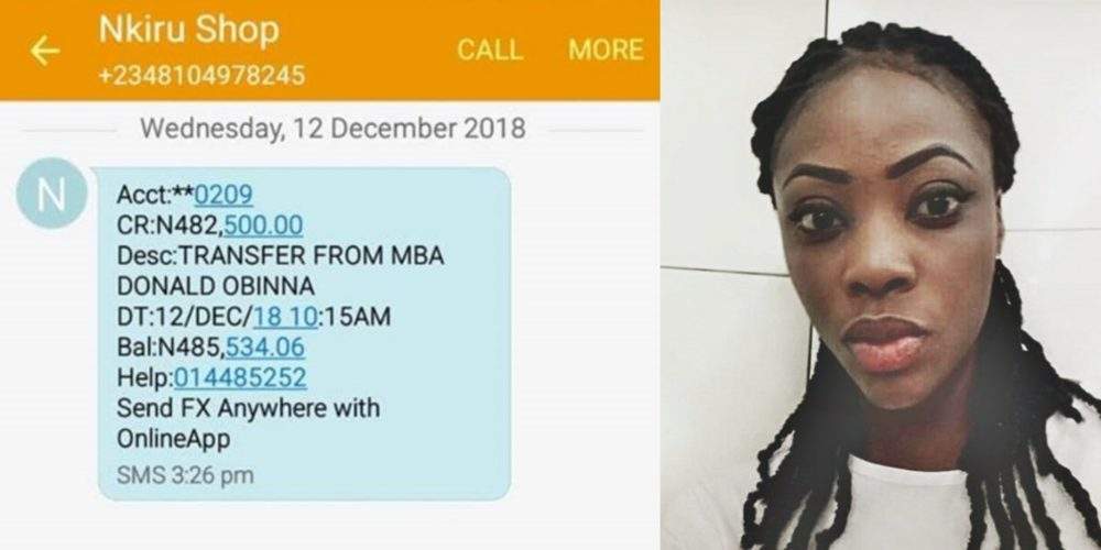 Nigerian Lady narrates how she was duped of N482,000 with a fake bank alert