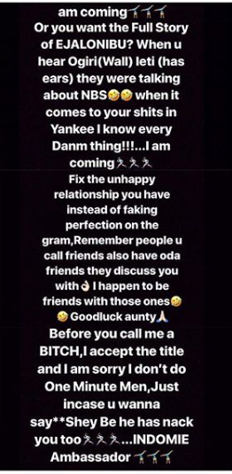 Nkechi Blessing Blasts Adeniyi Johnson And His Actress Girlfriend, Seyi Edun; Calls Him A One-Minute Man