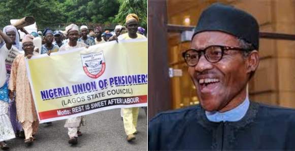 'You are the best; best administration in 14 years'- Pensioners hail Buhari
