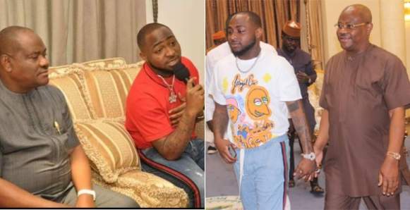 Davido sliding into politics, names Wike Godfather; Promises To Work For His Re-Election