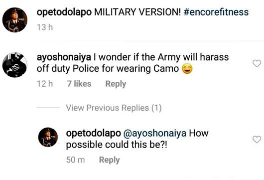 'Can the Army harrass an off duty officer for rocking Military outfit?' - Nigerians ask Dolapo Badmos as she rocks camo top