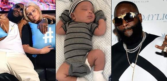 Rick Ross and his girlfriend Brianna Camille share first photo of their newborn son, Billion