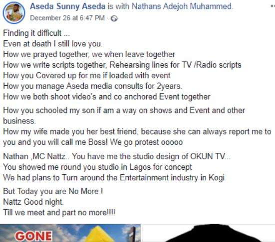 7 Months After His Marriage, Media Personality, Nathaniel Adejoh Dies At 33