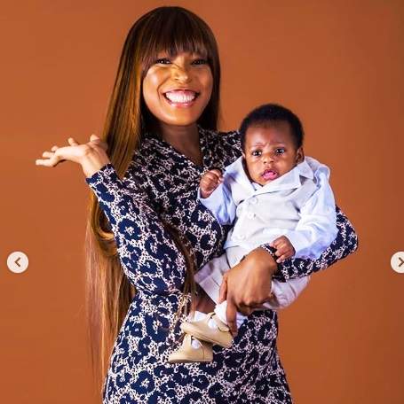 For Now, He's My King! -Linda Ikeji Declares As She Shares More Cute Photos Of Her Son