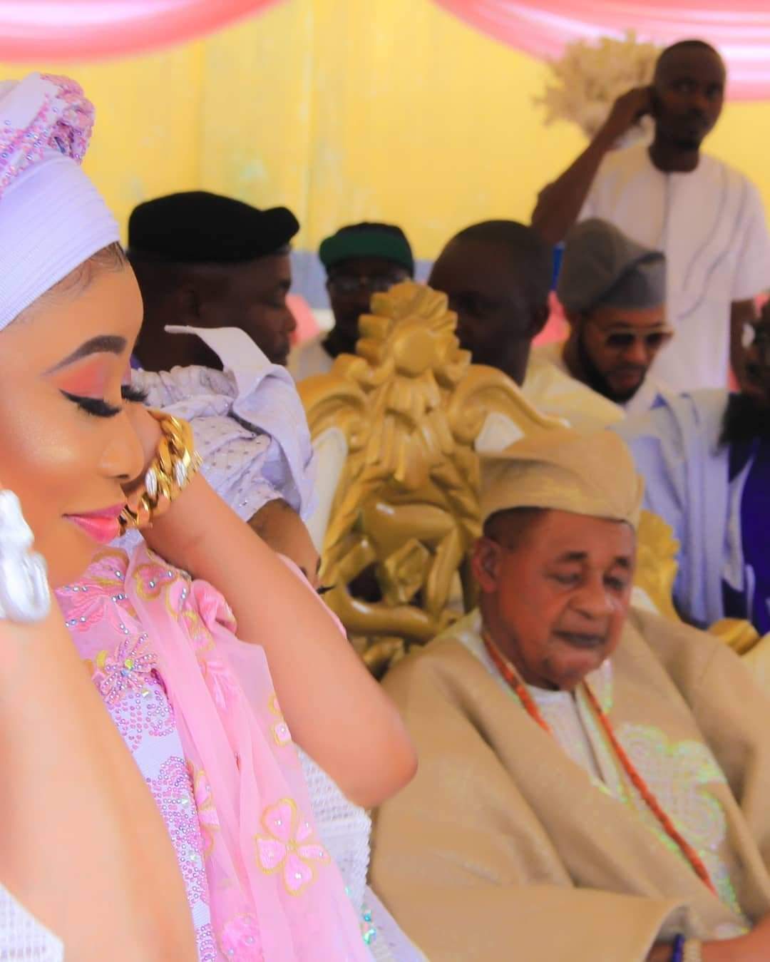 Alaafin Of Oyo Confers Lizzy Anjorin As Borokini Of Nigeria (Photos+Video)