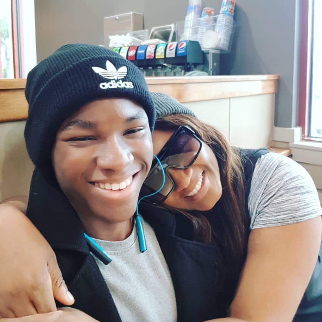 'At 40, my last child has left for Uni' - Omotola says as she shares cute photos with her kids in the US