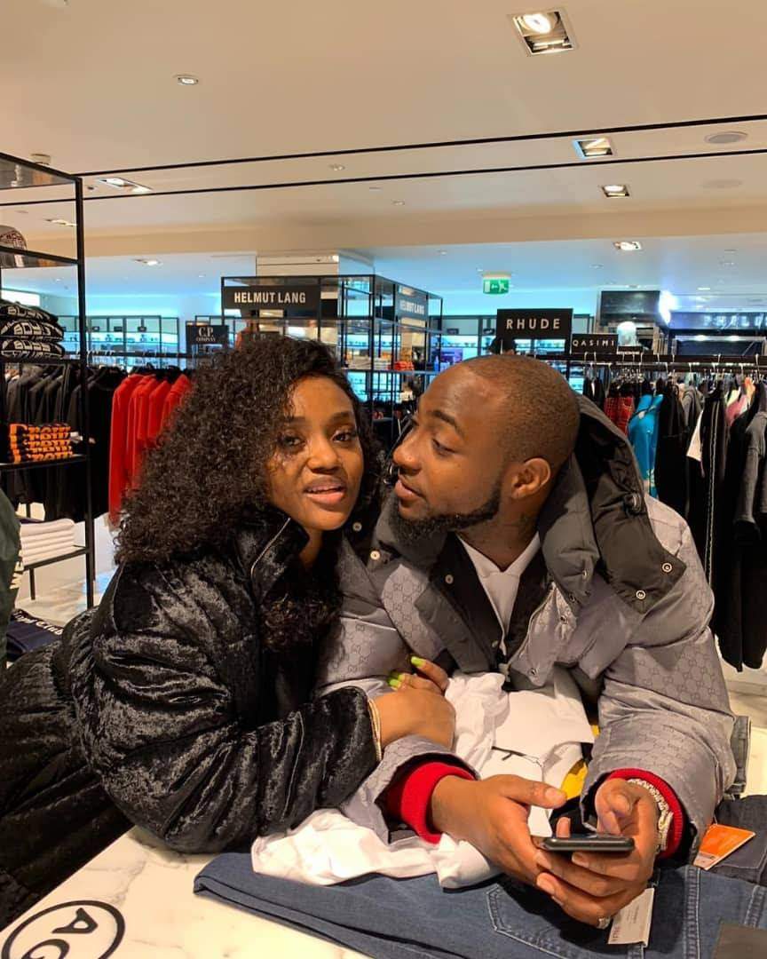 'Love of my life' - Davido tells Chioma as she shares their loved up photos