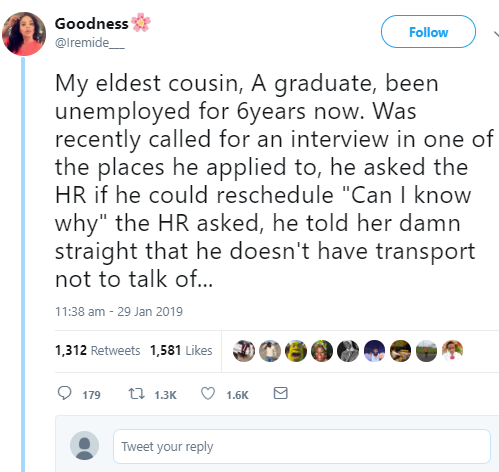 Nigerian lady narrates what a company's HR did after a job seeker asked to reschedule Interview