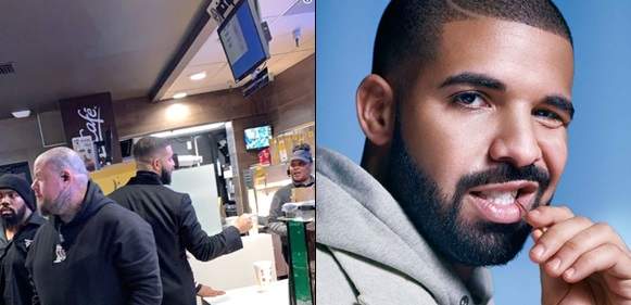 'Drake tipped each employee $100 not $10,000' - McDonald's says Drake tip was exaggerated