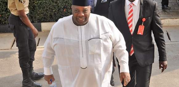 Photos: EFCC arraigns Doyin Okupe for N702 million 'arms-gate'