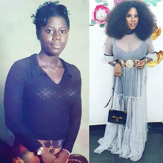 Adediwura Becky Shares Throwback Photos; Stunned At How Her Br£ast Has Grown