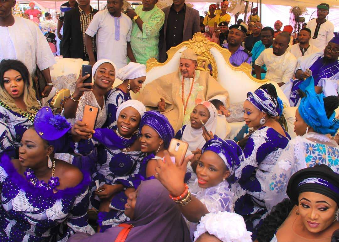 Alaafin Of Oyo Confers Lizzy Anjorin As Borokini Of Nigeria (Photos+Video)