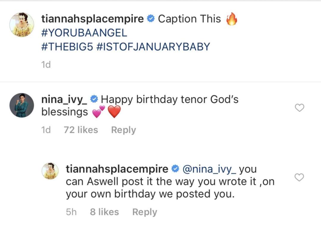 Toyin Lawani slams Nina over son's birthday