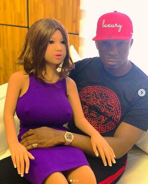 Pretty Mike tells why he prefers his doll to Nigerian ladies