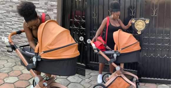 Yvonne Jedege shares lovely photos of herself with her newborn son