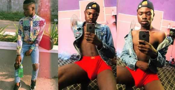 'Buy me a Benz truck and have me for a night' - Nigerian man, says as he shows off his eggplant