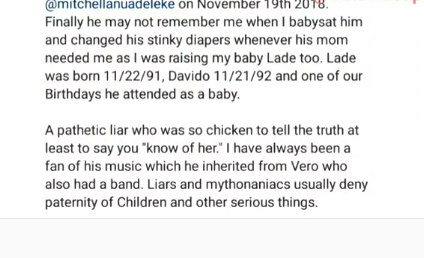 Kemi Olunloyo reacts after Davido said he doesn't know her