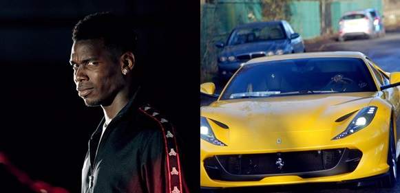 Paul Pogba buys brand new £250,000 Ferrari to celebrate child's birth (Photos)