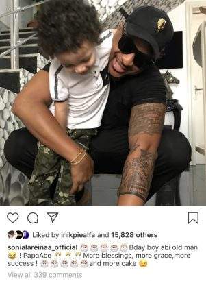 IK Ogbonna snubs his wife's birthday as she deletes her birthday post to him