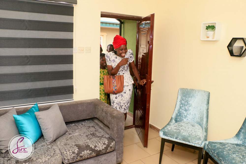 Omotola Jalade-Ekeinde Amazingly Transforms The Home Of A Widow In Four Days (Photos)