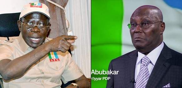 'Atiku said he will sell Nigeria. He has said that he will sell the NNPC if elected president.'- Oshiomhole tells Nigerians