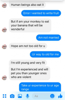 Nigerian lady insults 35-year-old man after rejecting his love proposal for being too old (Screenshots)