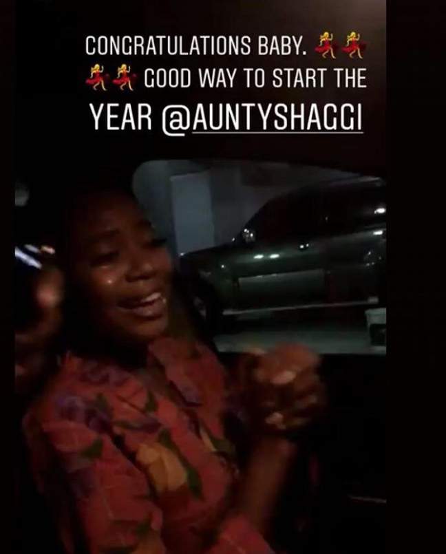 Broda Shaggi Buys His Partner, Aunty Shaggi A New Car (Photos)