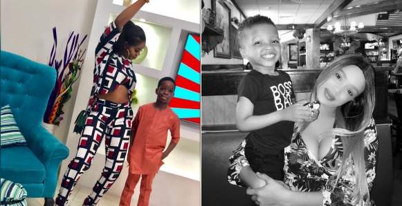 Check Out What Wizkid's 1st Son, Tife Gifted The 2nd Son, Ayo For His 3rd Birthday