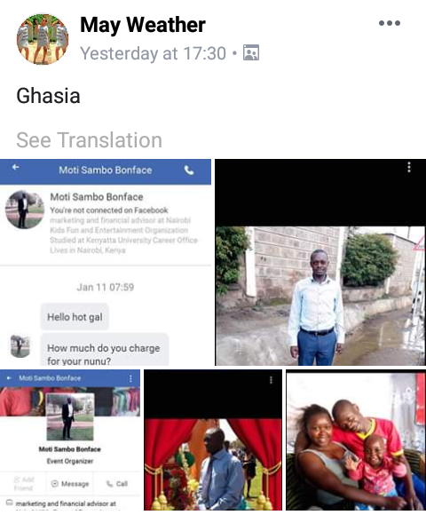 Lady exposes married man who asked how much she charges for her 'nunu'