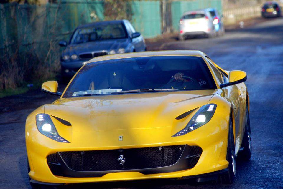 Paul Pogba buys brand new £250,000 Ferrari to celebrate child's birth (Photos)