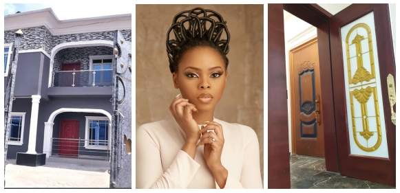 Chidinma finally moves in to her newly built home (Photos)