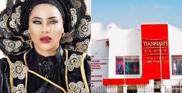 I own an empire not shop -Toyin Lawani sets the record straight with fan