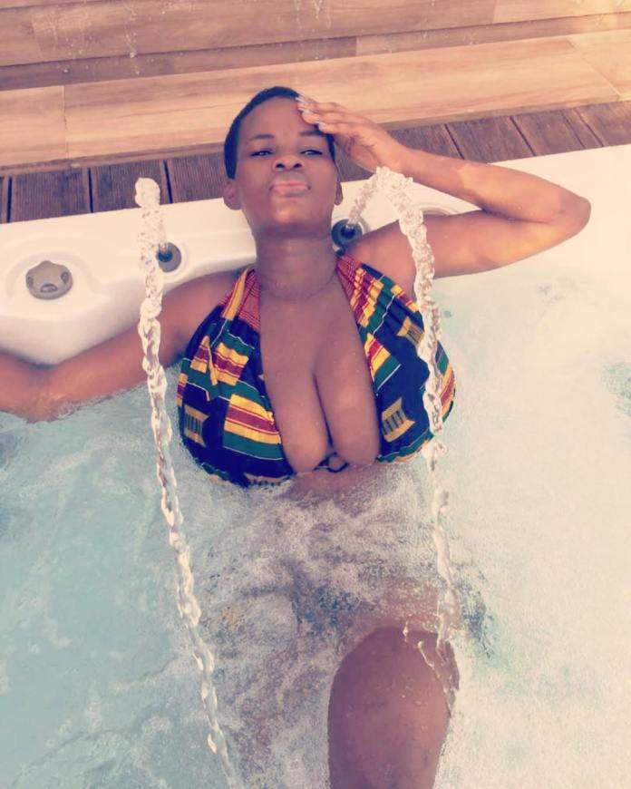 Meet 22-year-old Ghanaian model with extra ordinary hourglass shape (Photos/Video)