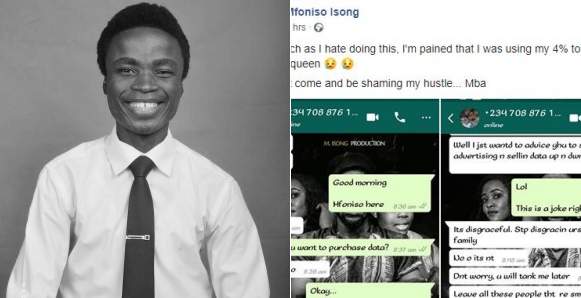 Check Out What This Young Man Did To A Slay Queen Who Tried To Shame His Hustle And Benefit From It (Photos)