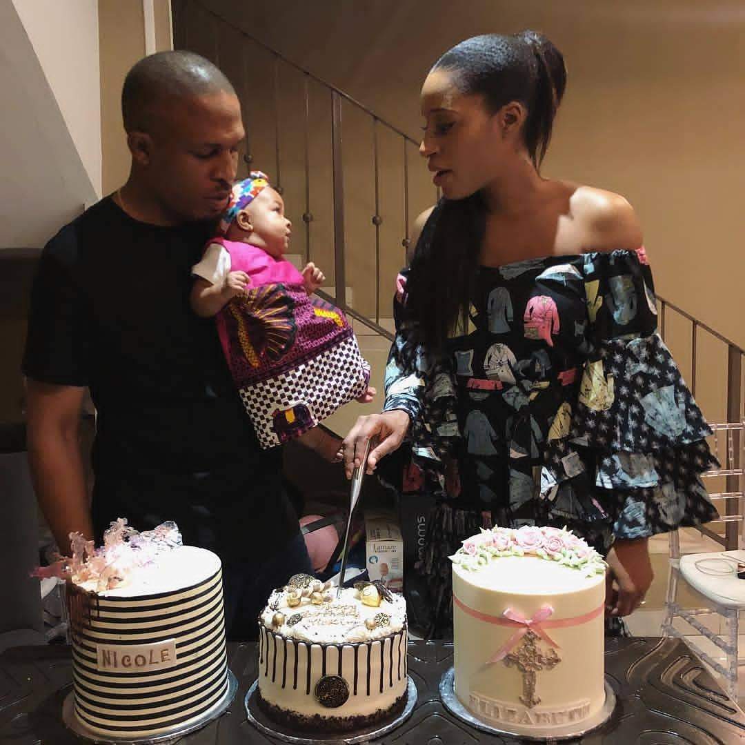 Beautiful Photos From The Baptism Of Rapper Naetoc C's Daughter And His Wife, Nicole's Birthday