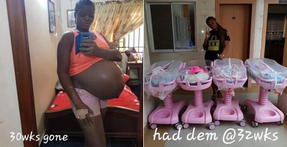 How 25-year-old Nigerian lady delivered 7 babies within 3 years of marriage