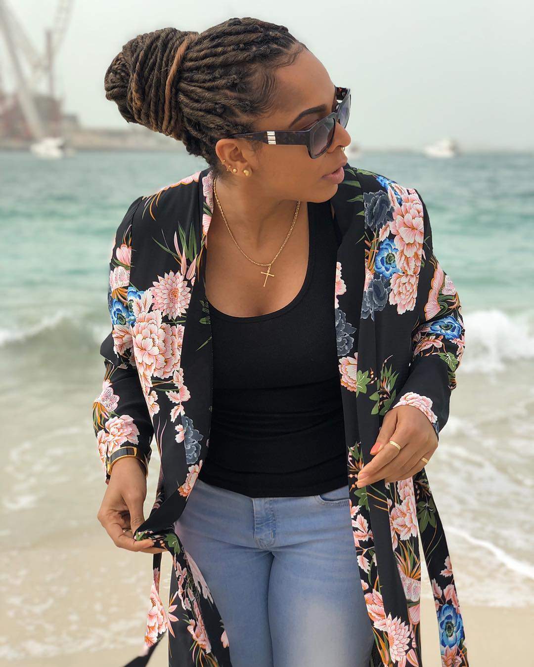 TBoss stuns in new beach photos