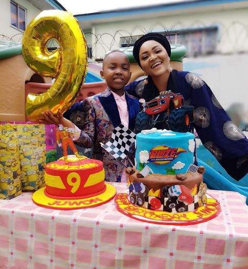 Actress Mercy Aigbe celebrate son's birthday with lovely photos